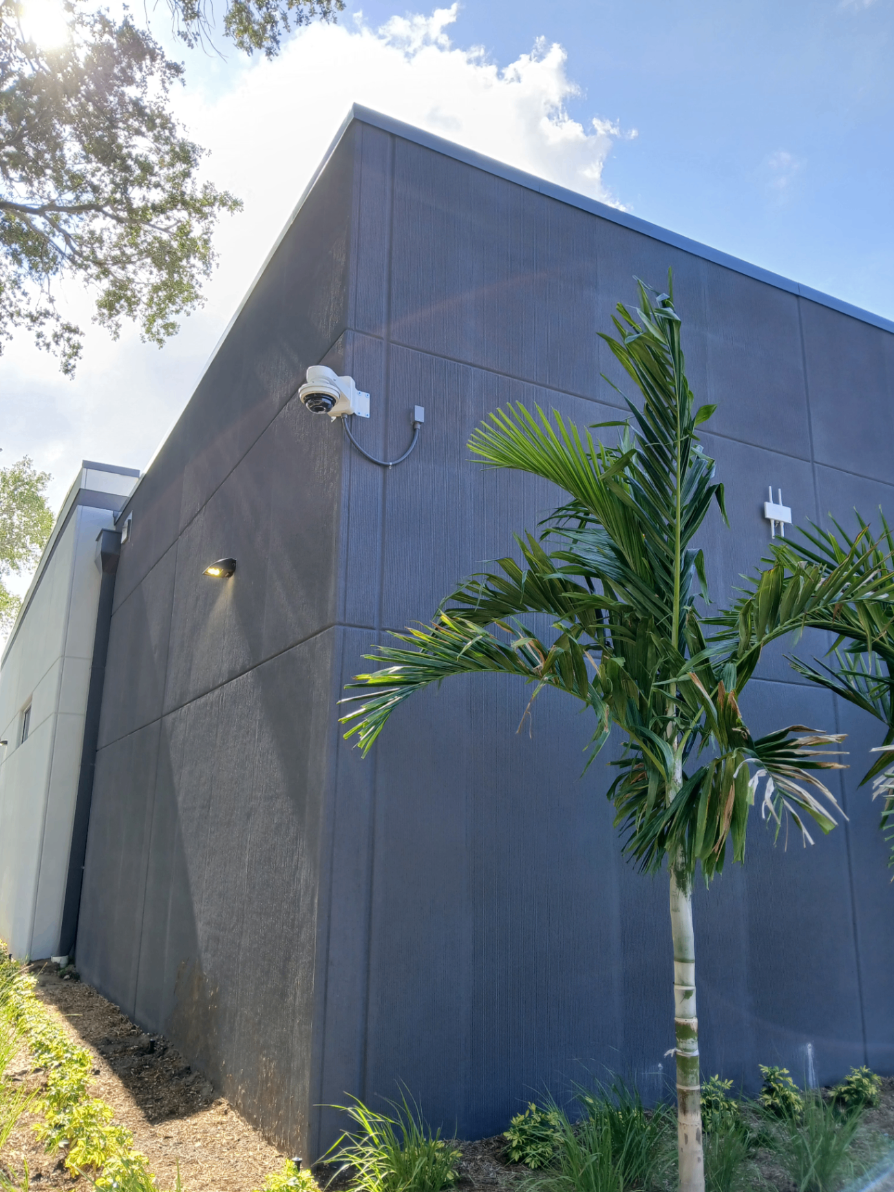 Exterior of a commercial building.
